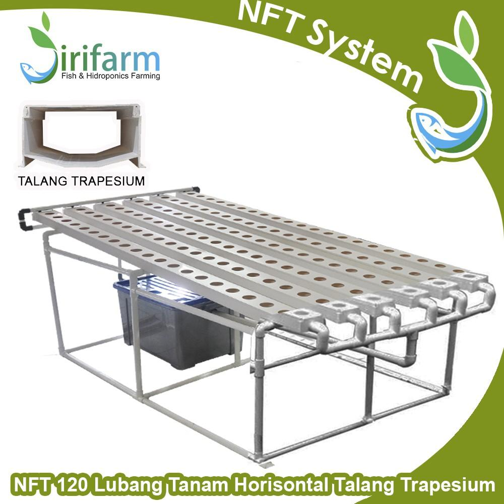 Jirifarm Paket NFT Talang Trapesium Horisontal 120 LT (Hasil Optimal)